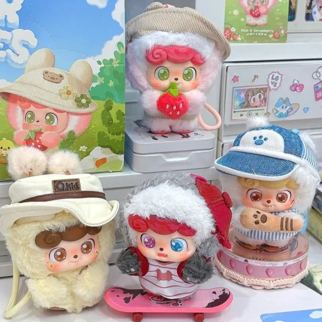 ชุดของเล่นตุ๊กตา Q.Kid รุ่นใหม่สำหรับกิจกรรมกลางแจ้ง กล่องสุ่มลายสุดฮิต ของตกแต่งน่ารัก พวงกุญแจตุ๊กตา ของขวัญสะสม กล่องของขวัญวันเกิด