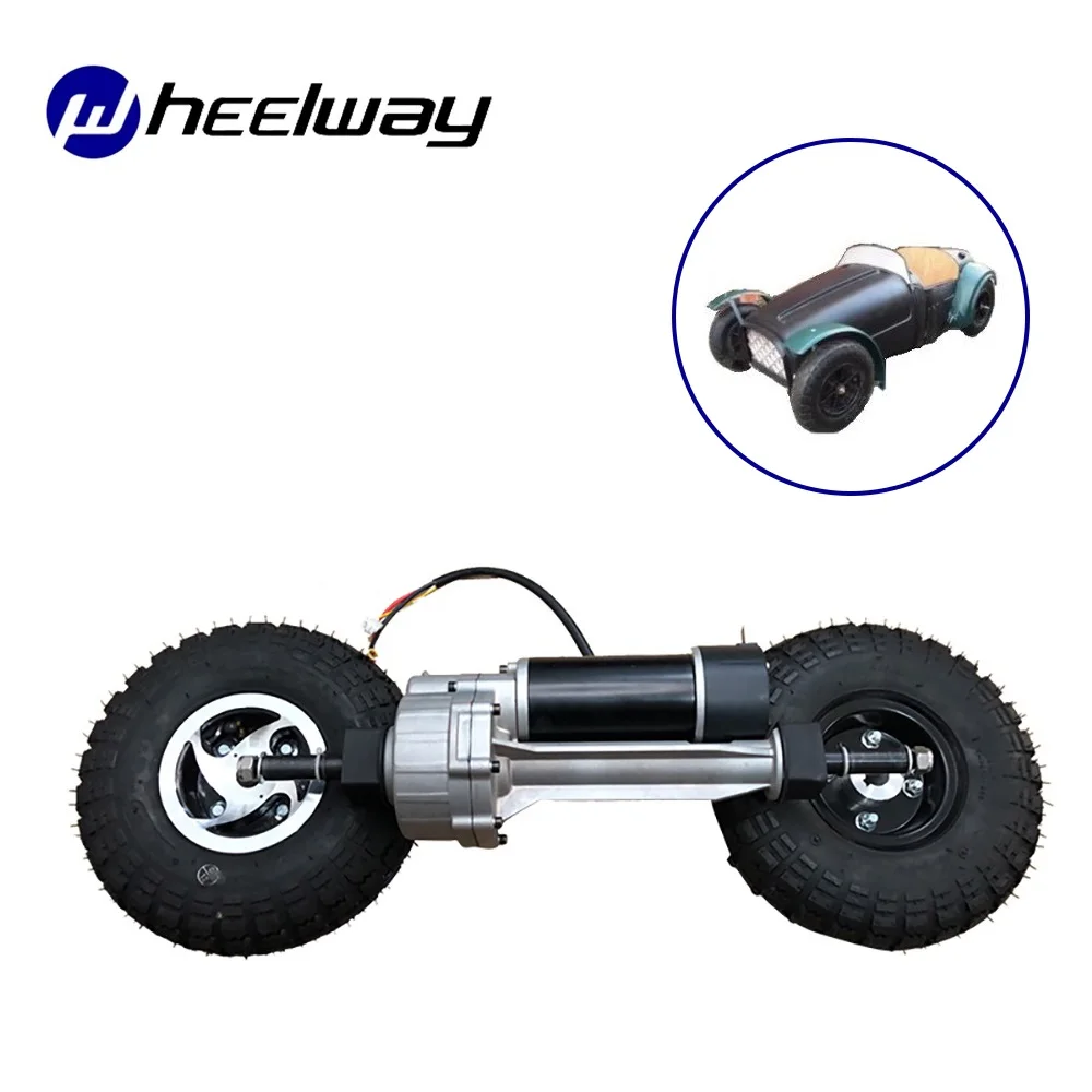 Rear Axle Motor Drive Axle, Old Three-Wheeled Scooter, Dust Cart Rear Axle C Gear Differential Motor, 24V, 180W250W