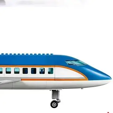Big Sale MOC Sets City Series Building Blocks 60104 Airport Passenger Terminal Big Plane Model Toys Assembling Gift