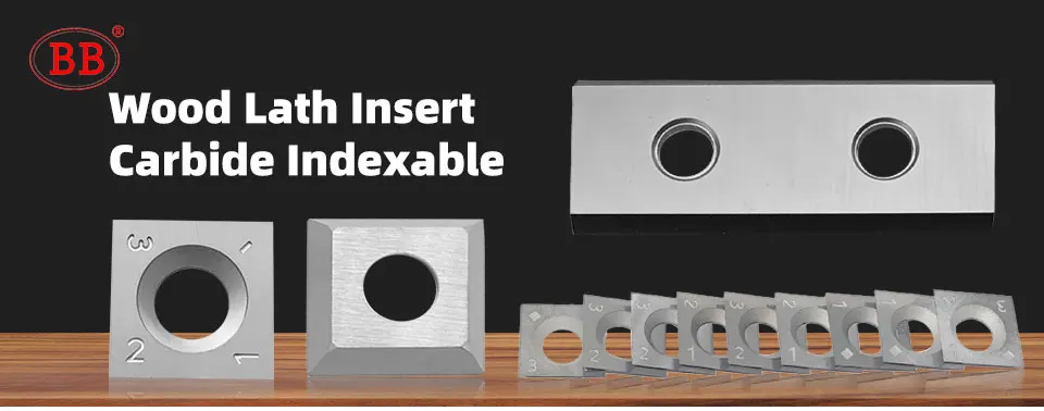 BB Wood Lath Insert Hartmetall-Wendeschneidklinge Holzbearbeitungswerkzeug mit hoher Härte – Detail 1