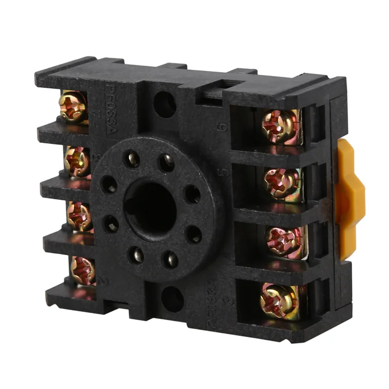 A68Z 3X MK2P-I Clear Shell DPDT AC220V Base de soquete de relé de potência de bobina