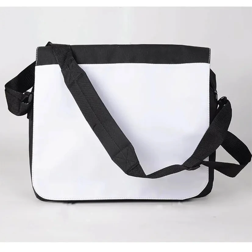 Sublimation Blank Shoulder Bag For Diy Photo Print Small Blank Polyester Canvas Crossbody Bag Sublimation Messenger Bags