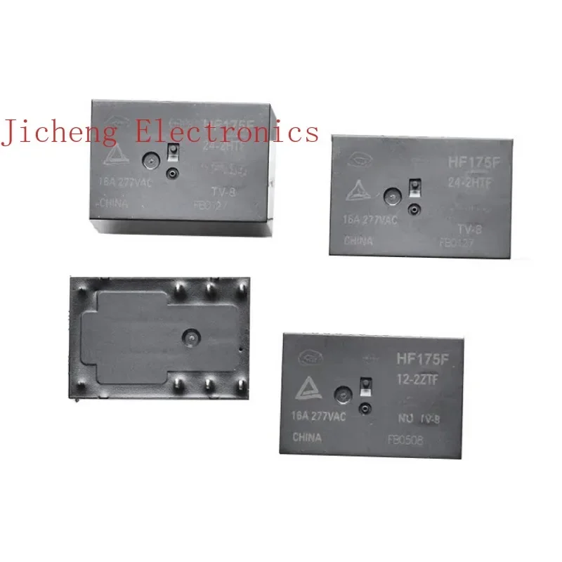 

10PCS HF 175 F - 12/24-2 ZTF 2HTF Two sets of normally open conversion 16A 277VAC DC relay