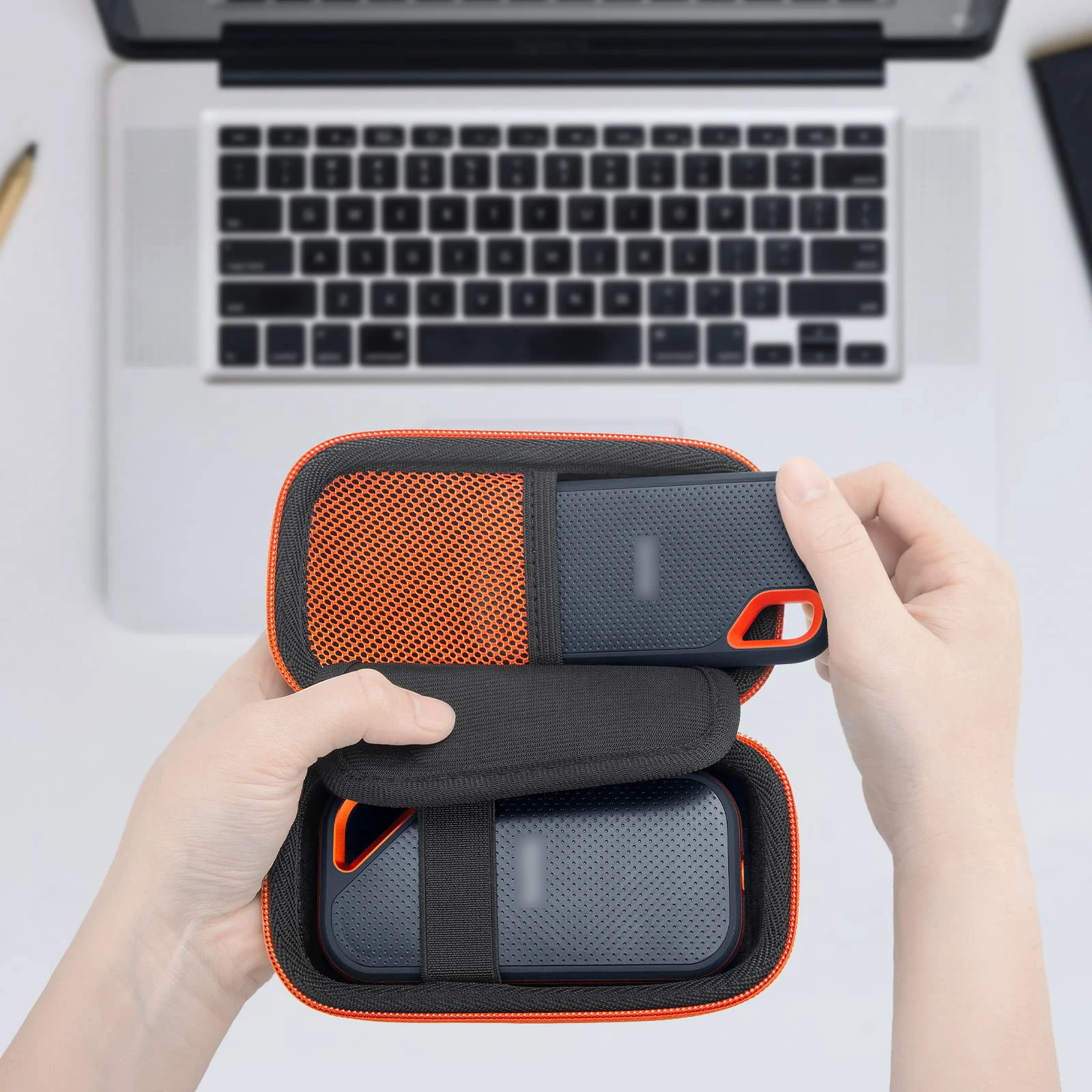 Hard Case for SanDisk Extreme Pro/SanDisk Extreme Portable External SSD 500GB 1TB 2TB, Travel Case Protective Cover Storage Bag image 6