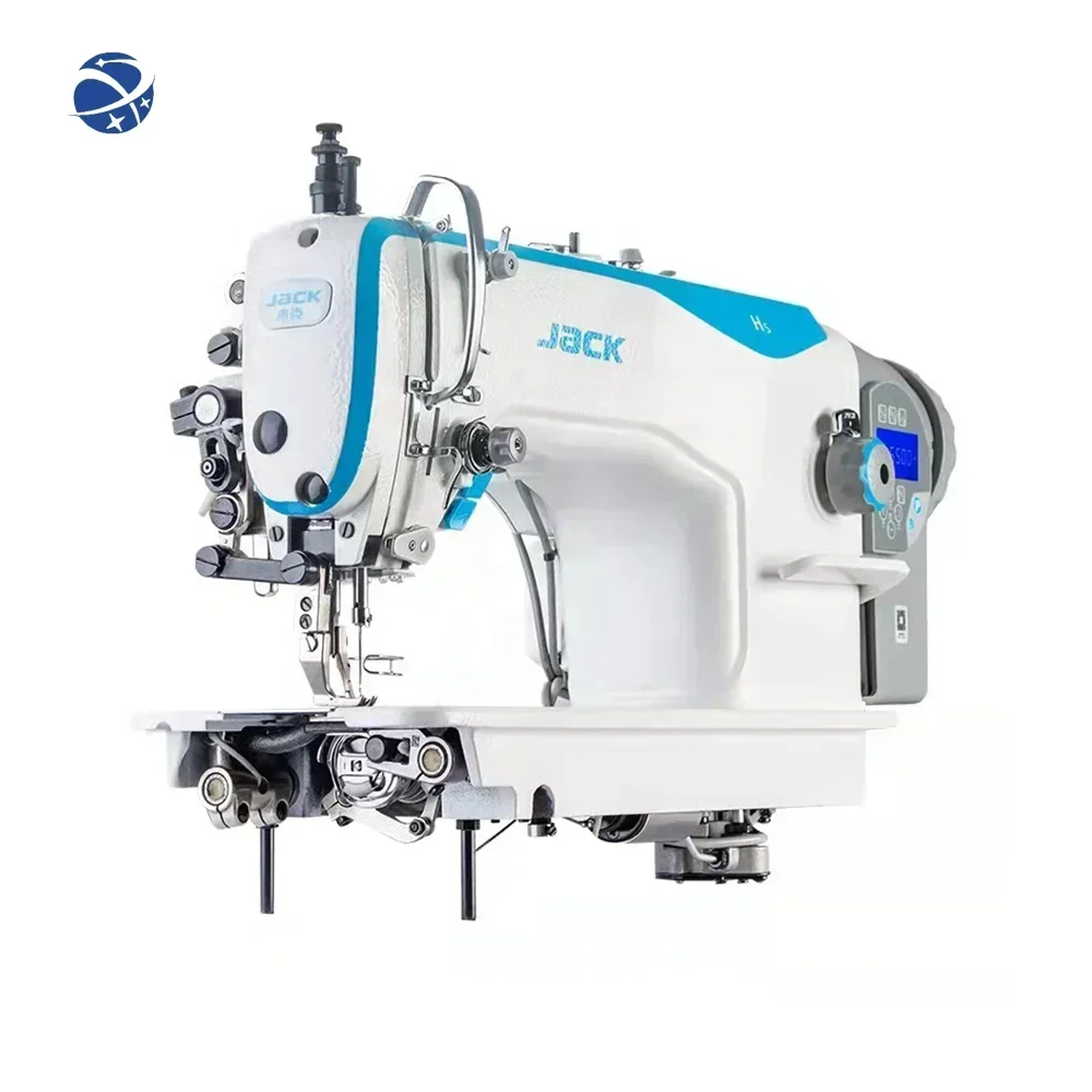 Yunyi Top & Bottom Feeding  H5 high speed comperized lockstitch Industrial Sewing Machine For Thick Materials