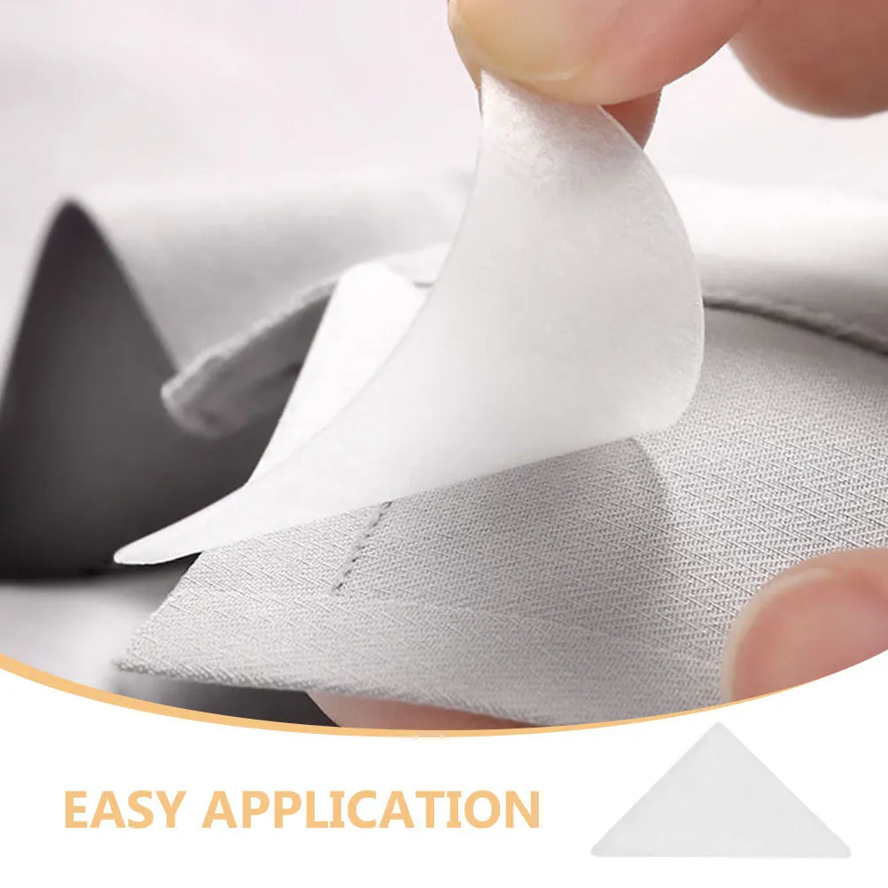 25 Sheets Shirt Collar Stay Stickers Disposable Adhesive Collars Support for Men Dress Shirt Collar Shaper Collars Stays