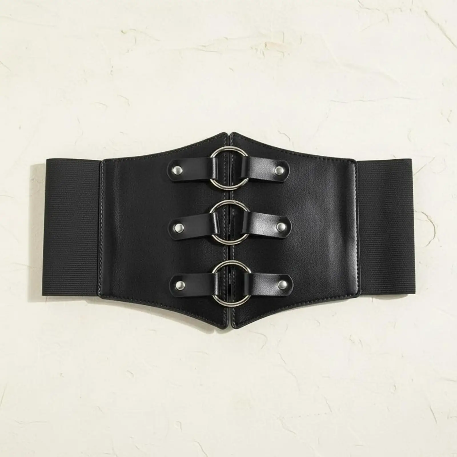 Triple Hoop Waist Belt Adjustable Fit Wide Corset Belt Back Support