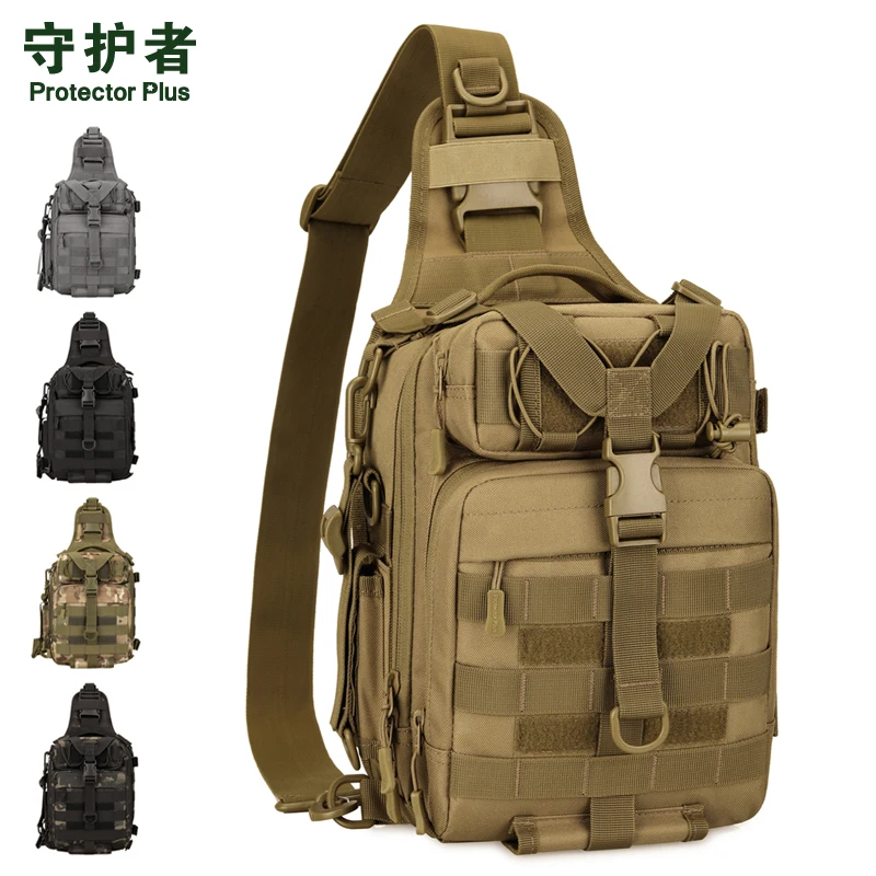 X224 Shoulder Bag Fishing Backpack Outdoor Chest Bag Multifunctional Tactical Rain Protectio Gear Back Rod Leisure Bag