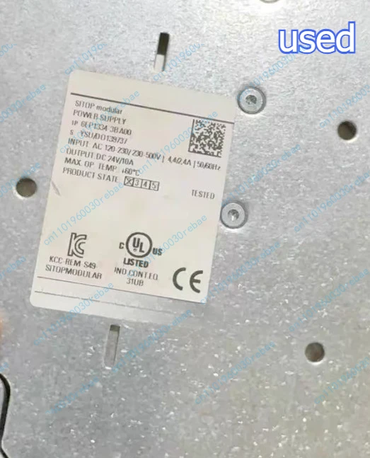 Accessories 1pcs power module 6ep1334-3ba00, output 24v 10a, input 120/230v-500v 50/60hz