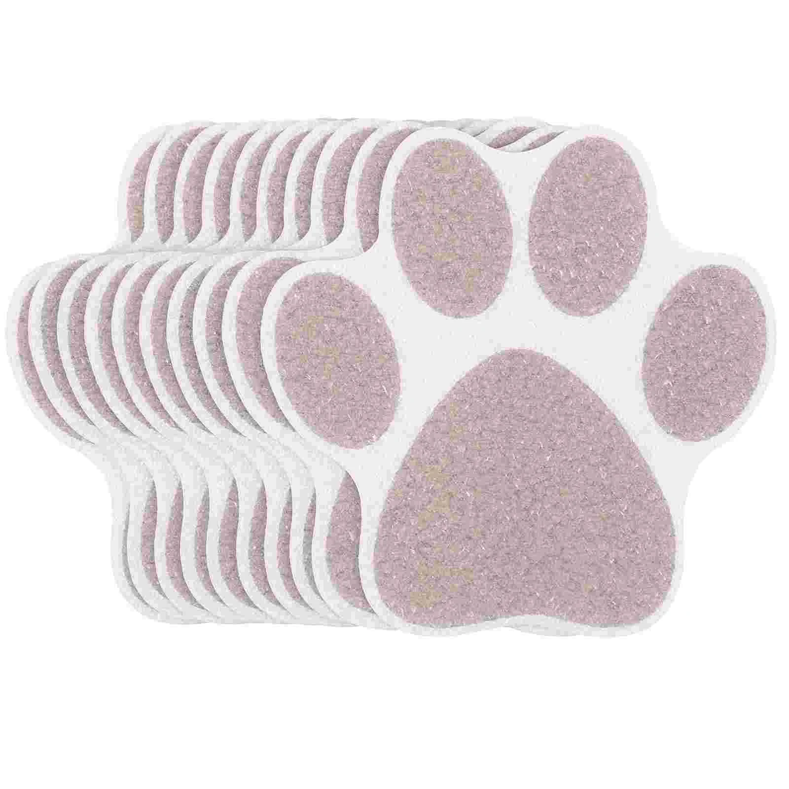 10 Pcs Footprint Anti-slip Stickers Bath Tub Non Baby Toys Scraper Grips Shower Peva Floor