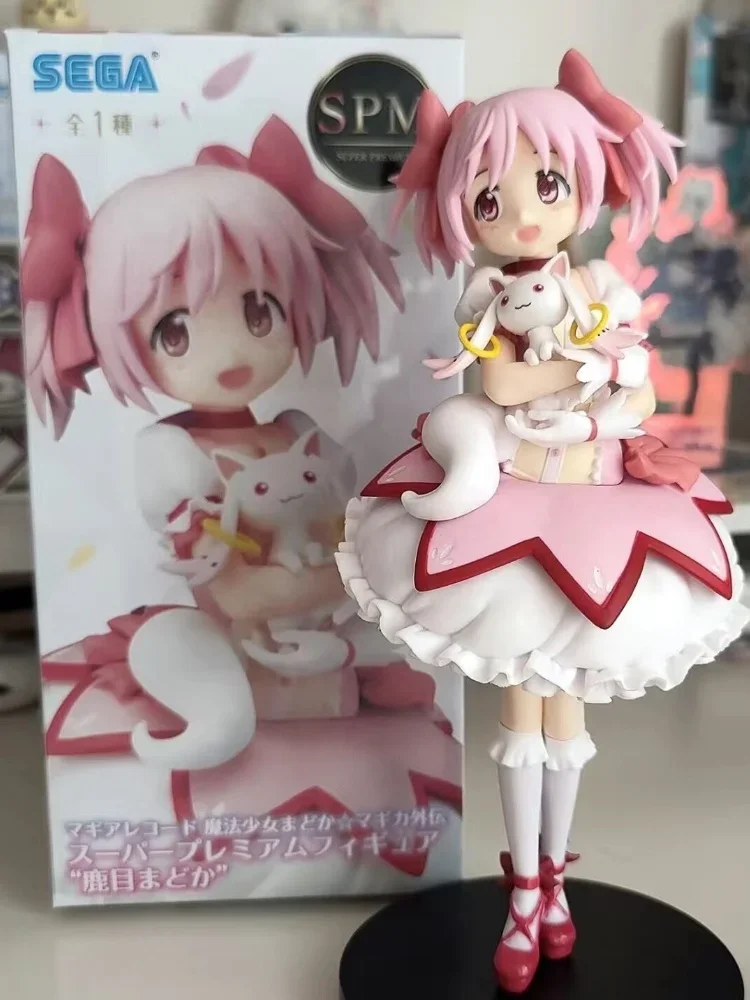 Original Genuine Sega Kaname Madoka Tamaki Iroha Anime Action Pvc Figure Model Doll Toy Figurine Collectiable Ornament Gift Kids