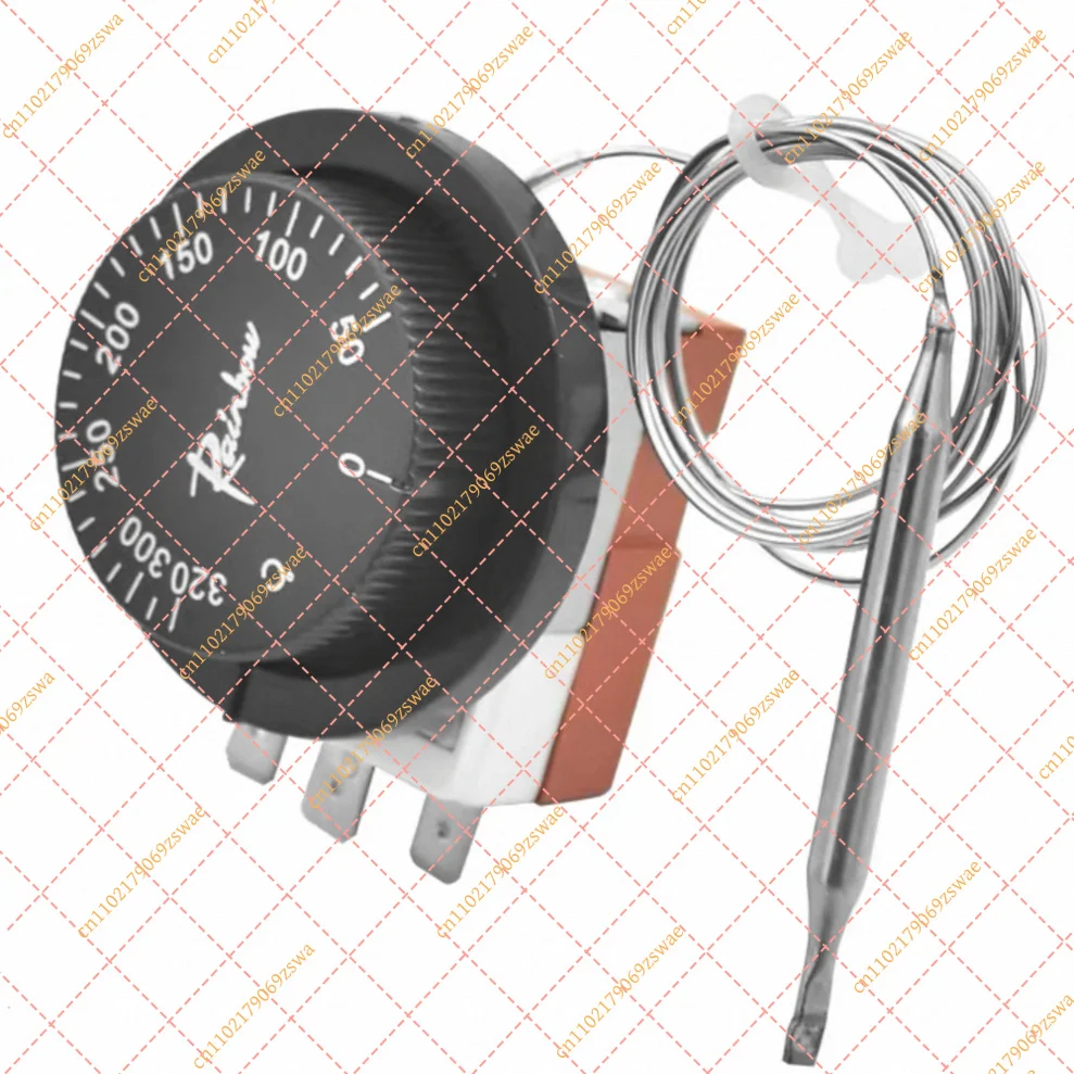 Adjustable Bulb Capillary Thermostat Thermometer Temperature Limiter Control Switch For Oven Heater Cooler 120°C 320°C
