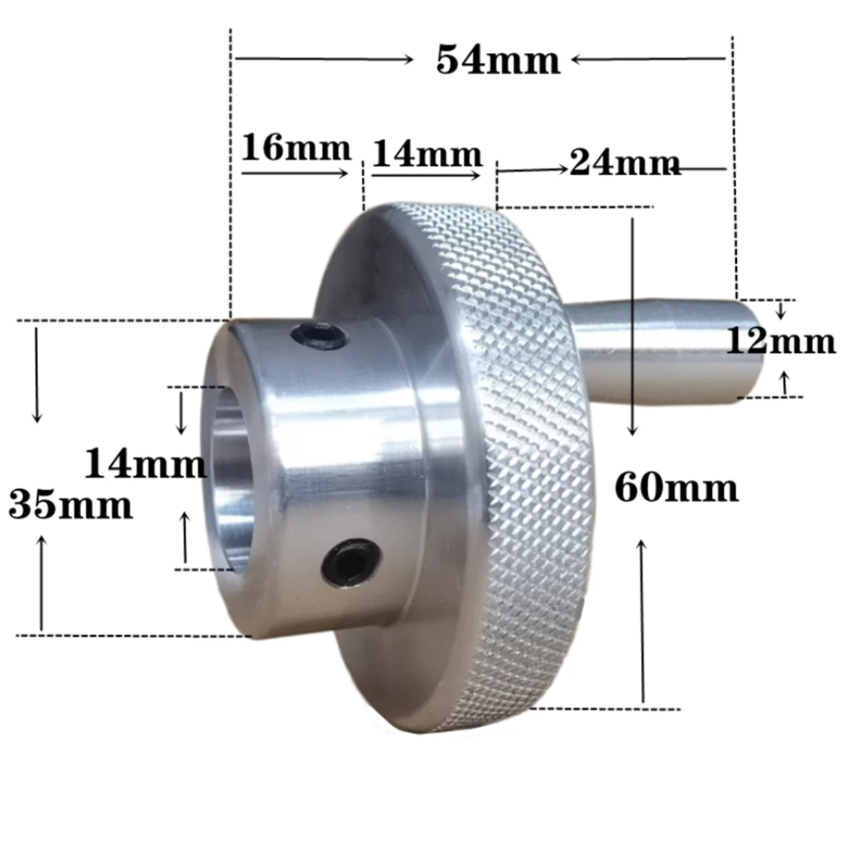 

ABNJ Handwheel Handle Circular Rotary Machine Tool Mechanical Slide Rail Guide Screw Outer Diameter 60mm Round Hole 14mm