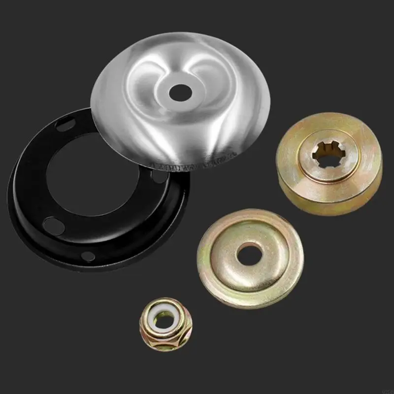 02DB Trimmer Escova Cortador Cabeça Lâmina Placa Porca Adaptador