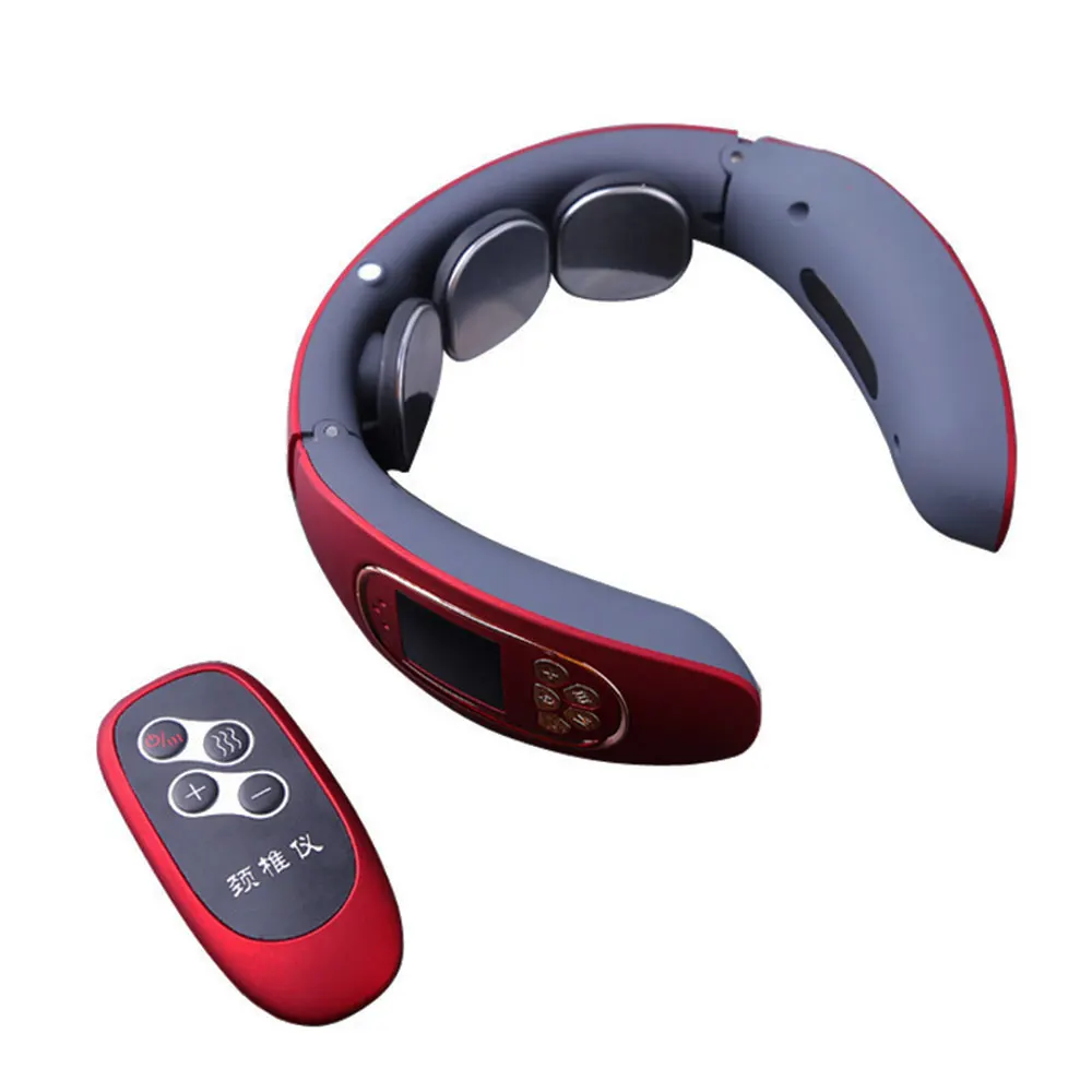 Customizable Wireless cervical massager can relieve shoulder and neck pain, multi-function pulse therapy instrument