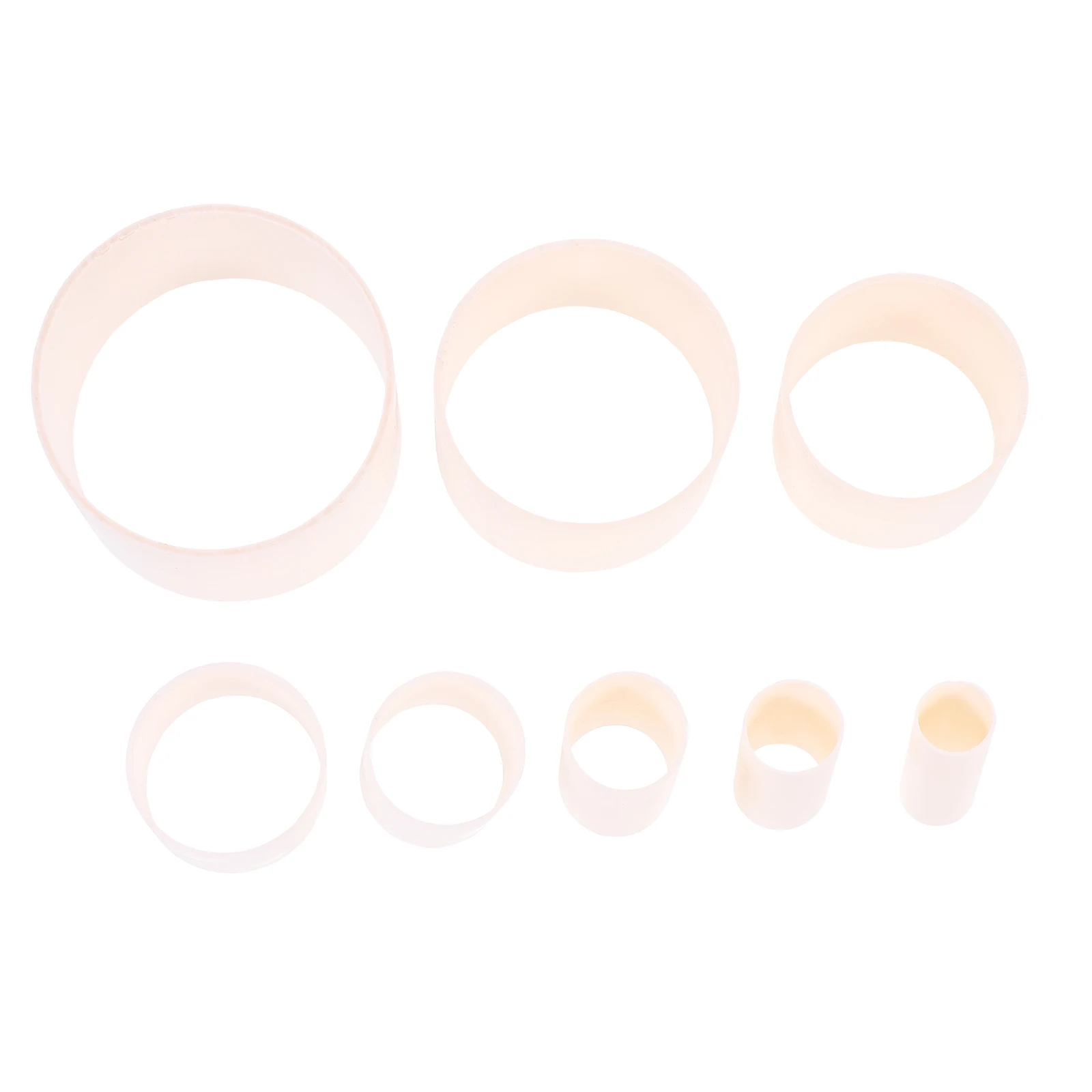 16pcs Screen Flowers Mold Sleeve Diy Craft Tool Set Lightweight Stackable Petal Molding Kits For Flower Making Roung Mold Set