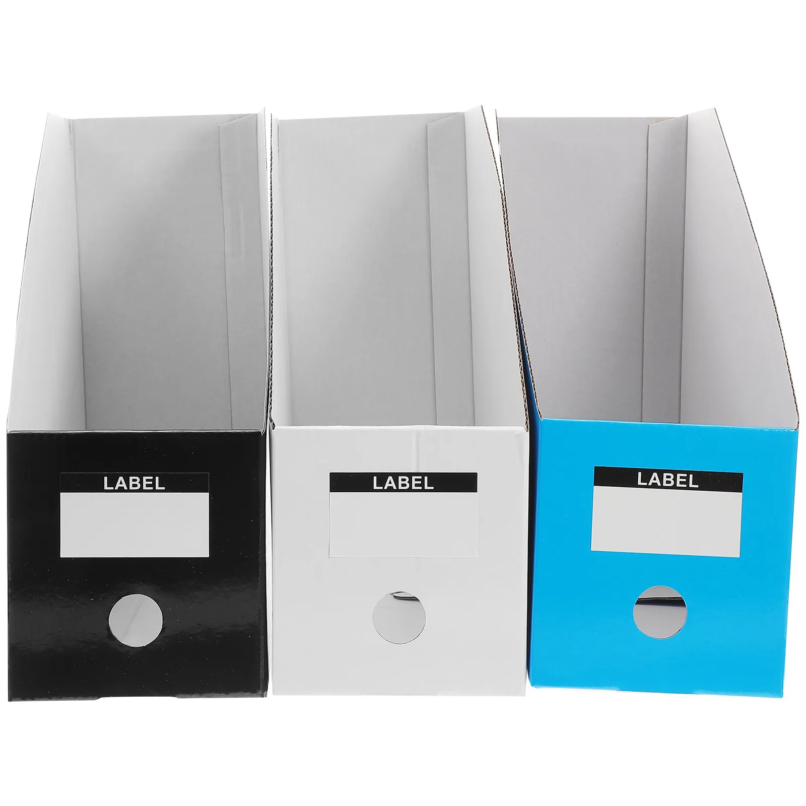 

3Pcs Premium Desktop Organizer Set for Books Magazines Documents File Folder Storage Box Desk Organization Workspace Organizers