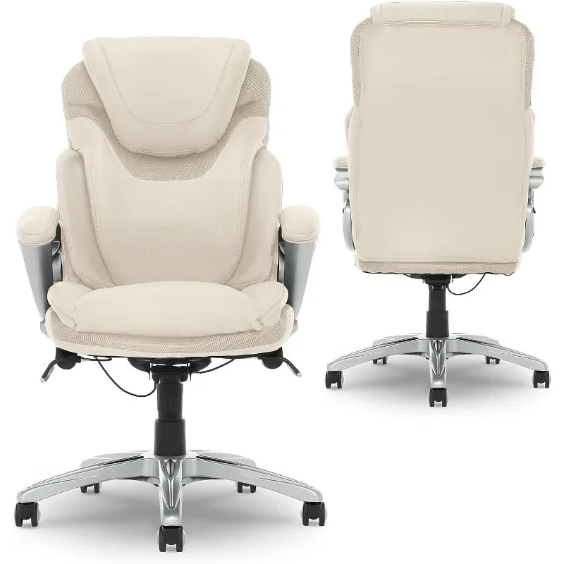 Silla de escritorio ergonómica para ordenador con tecnología Lumbar de aire patentada, almohadas corporales cómodas en capas para amortiguar