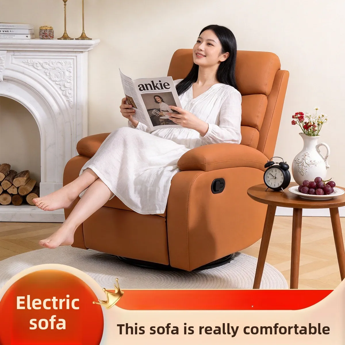 First-class Astronaut Electric Sofa Cabin Multi-functional Lazy Sofa Single One-button Reclining And Sleeping Leisure Rocking Ch