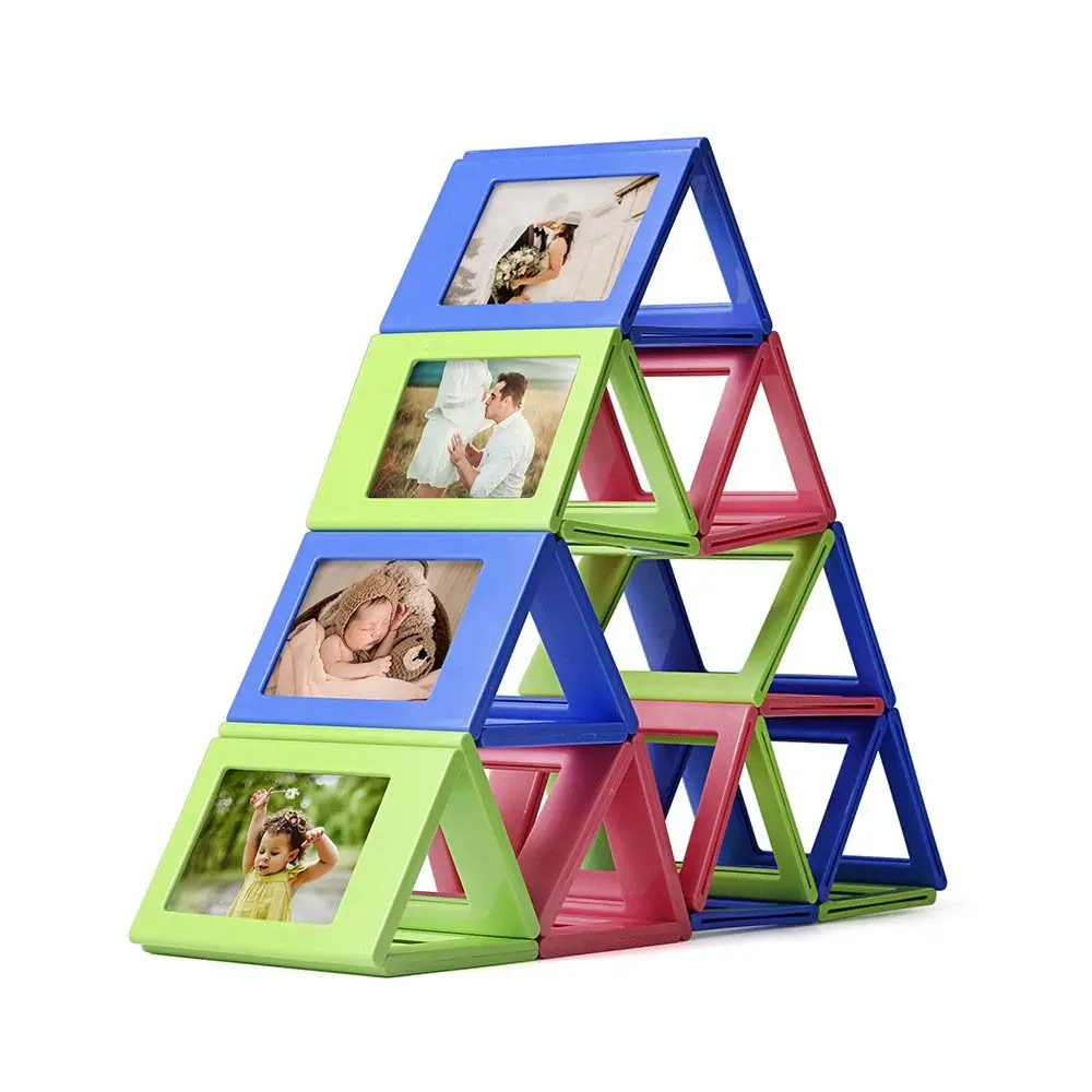 Magnetic Instant Camera Photo Frame 3 inches Colorful Picture Display Holder Star Photo Refrigerator Sticker for Home Decoration