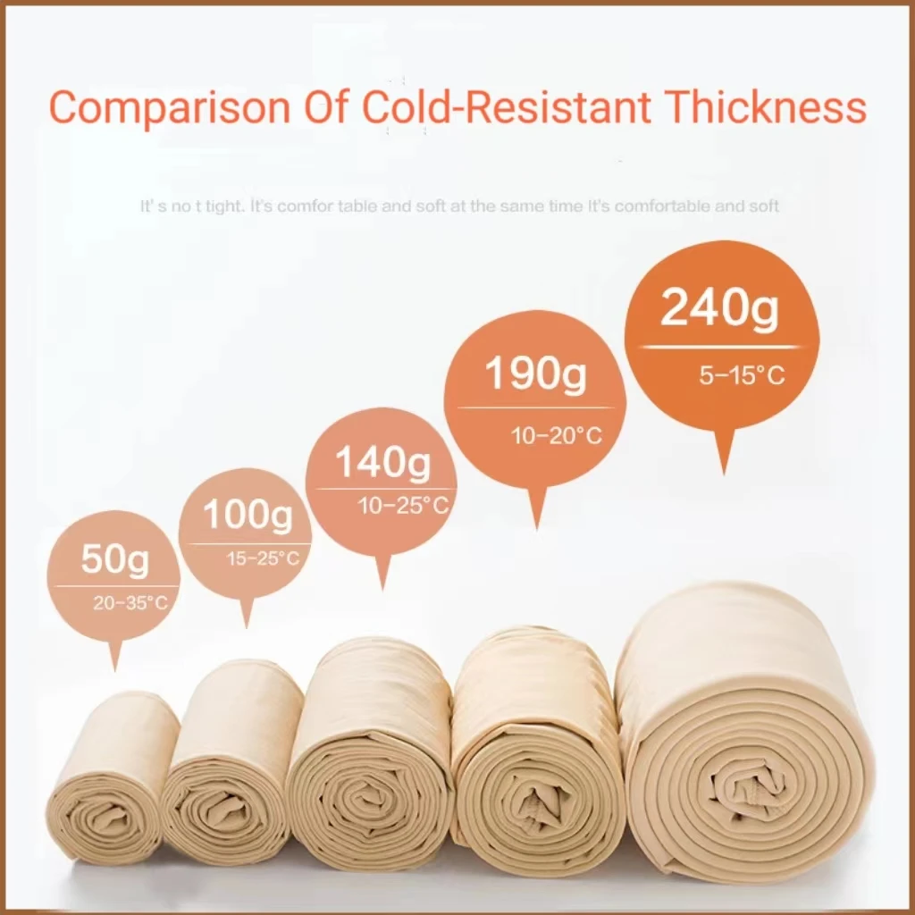 Pantyhose Realistic Bottoms Double Layer Bare Legs God Padded And Thickened Warm Capricious Flesh-Coloured Pantyhose Stockings