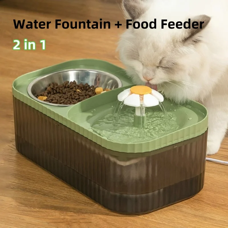 

3L Automatic Pet Feeder Water Dispenser For Cat Dog Drinking Eating Bowl Water Feeder Fountain Large Capacity Pet Drinker