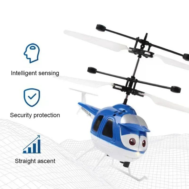 Mini Infrared Sensor Helicopter Remote Control Dual-mode Aircraft 3D Gyro RC Helicopter Toy Gift for Kid