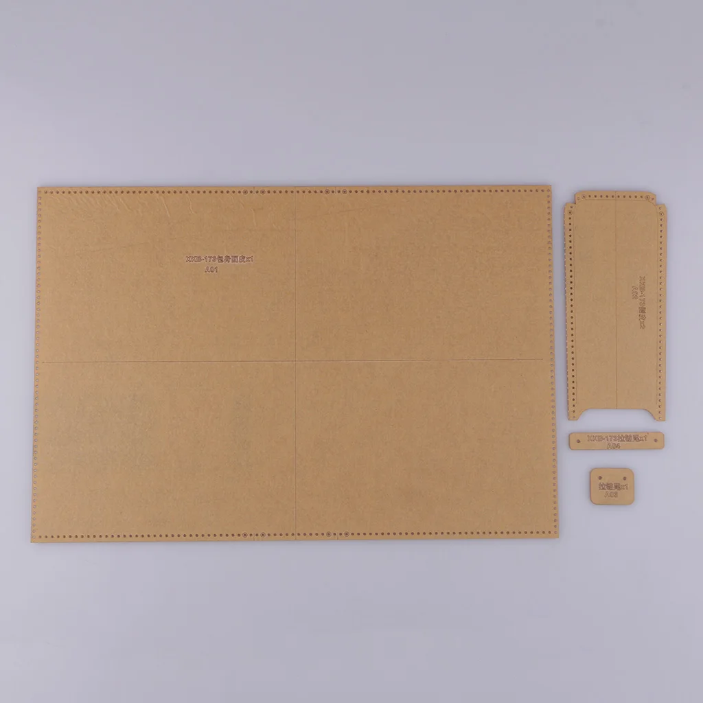 Acrylic Template Leather Handbag Stencil DIY Cutting Tools Set for Professional Leather Craft and Sewing