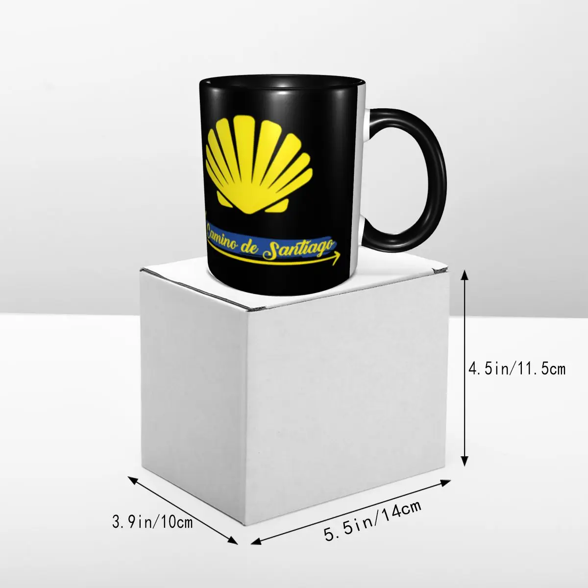 Buen Camino De Santiago Coffee Mug DIY Personalized Ceramic Milk Tea Mug Cup view 5