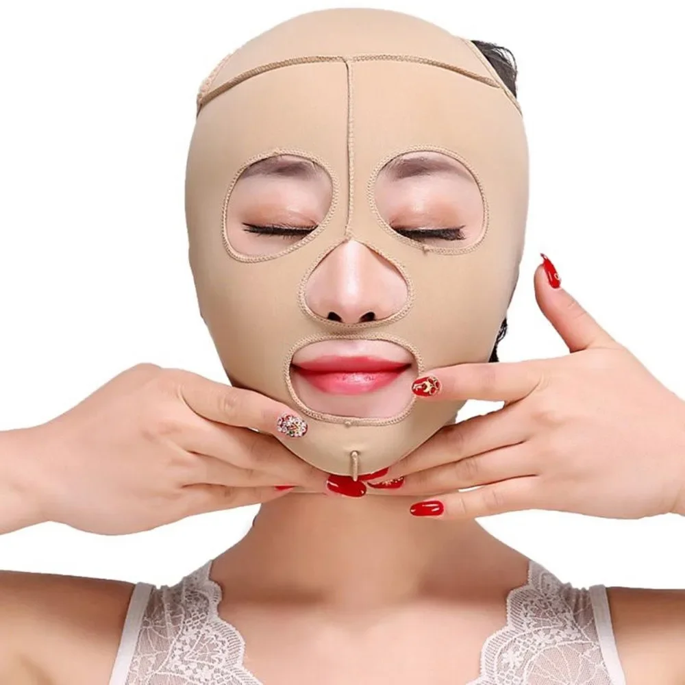 Reusable Face Slimming Bandage V Line Face Shaper Facial Lifting Mask Chin Cheek Lift Up Belt Anti Wrinkle Strap 1pcs