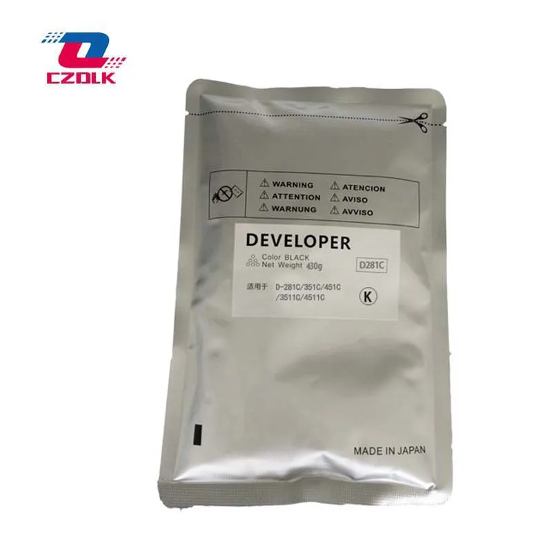 1pcs X New compatible D-281 developer for Toshiba 281C 351C 451C 3511C 4511C 4pcs/set developer Powder