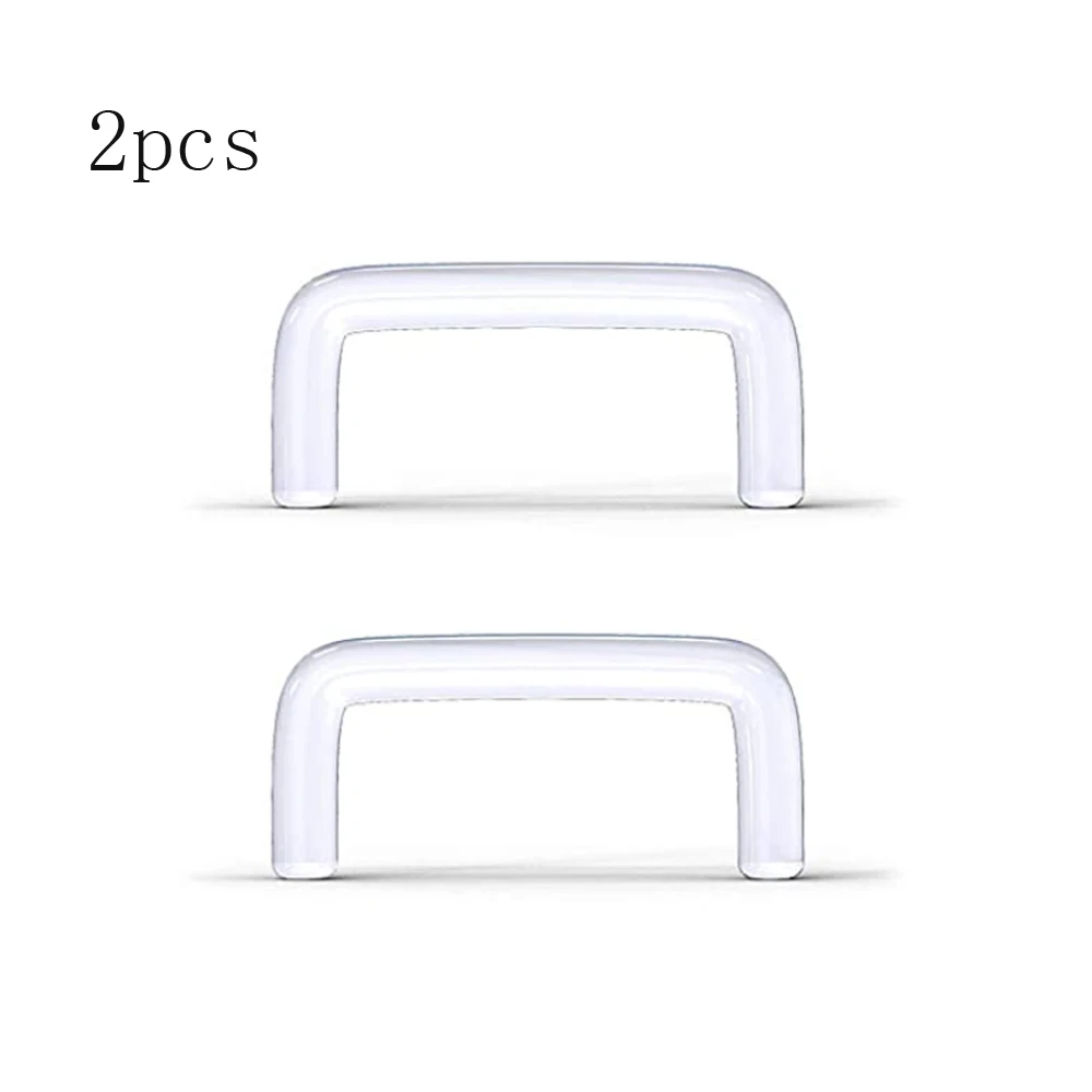 2pcs Clear Bioflex Nose Rings Belly Rings