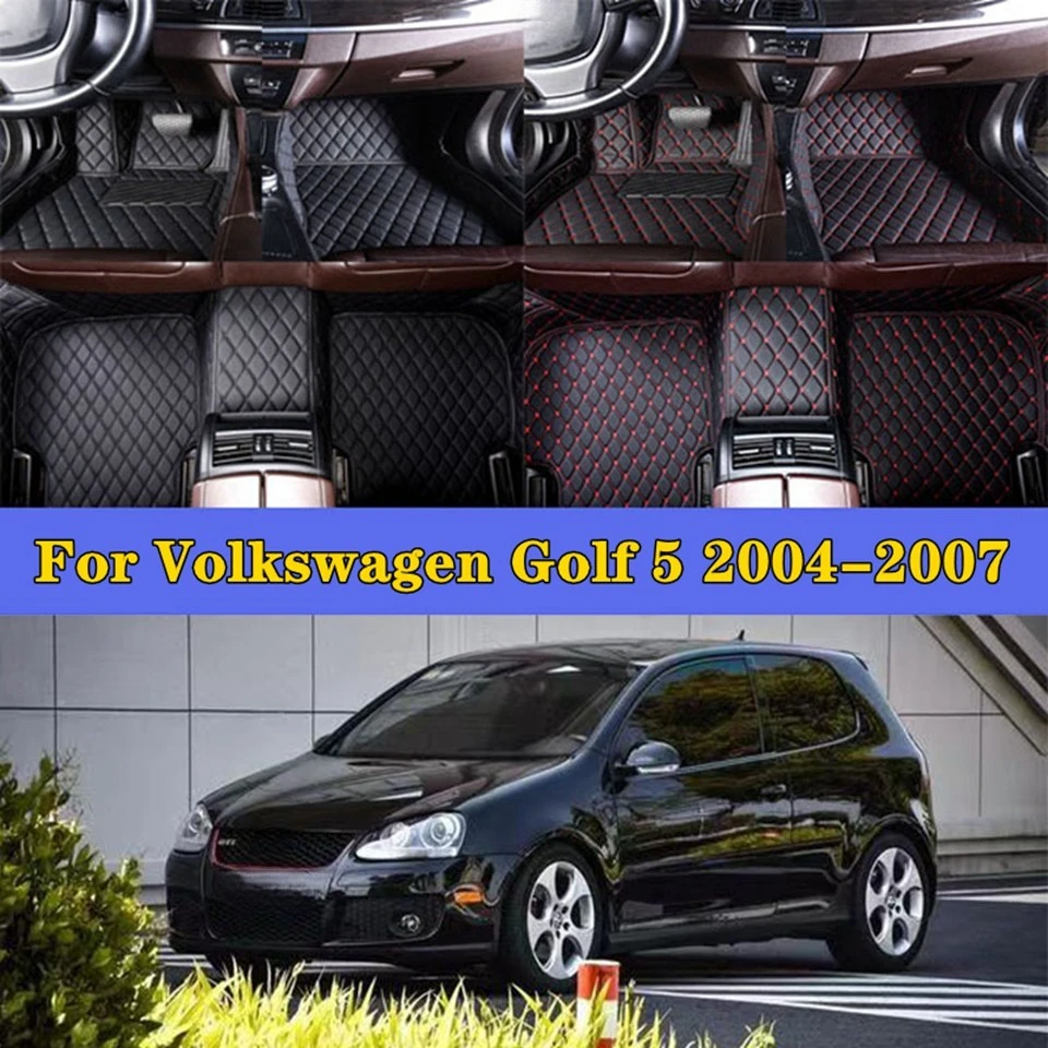 

Накладки на ножки автомобиля для VW Volkswagen Golf 5 MK5 2004-2007, аксессуары для интерьера автомобиля, индивидуальные автомобильные коврики, автомобильный коврик, чехол