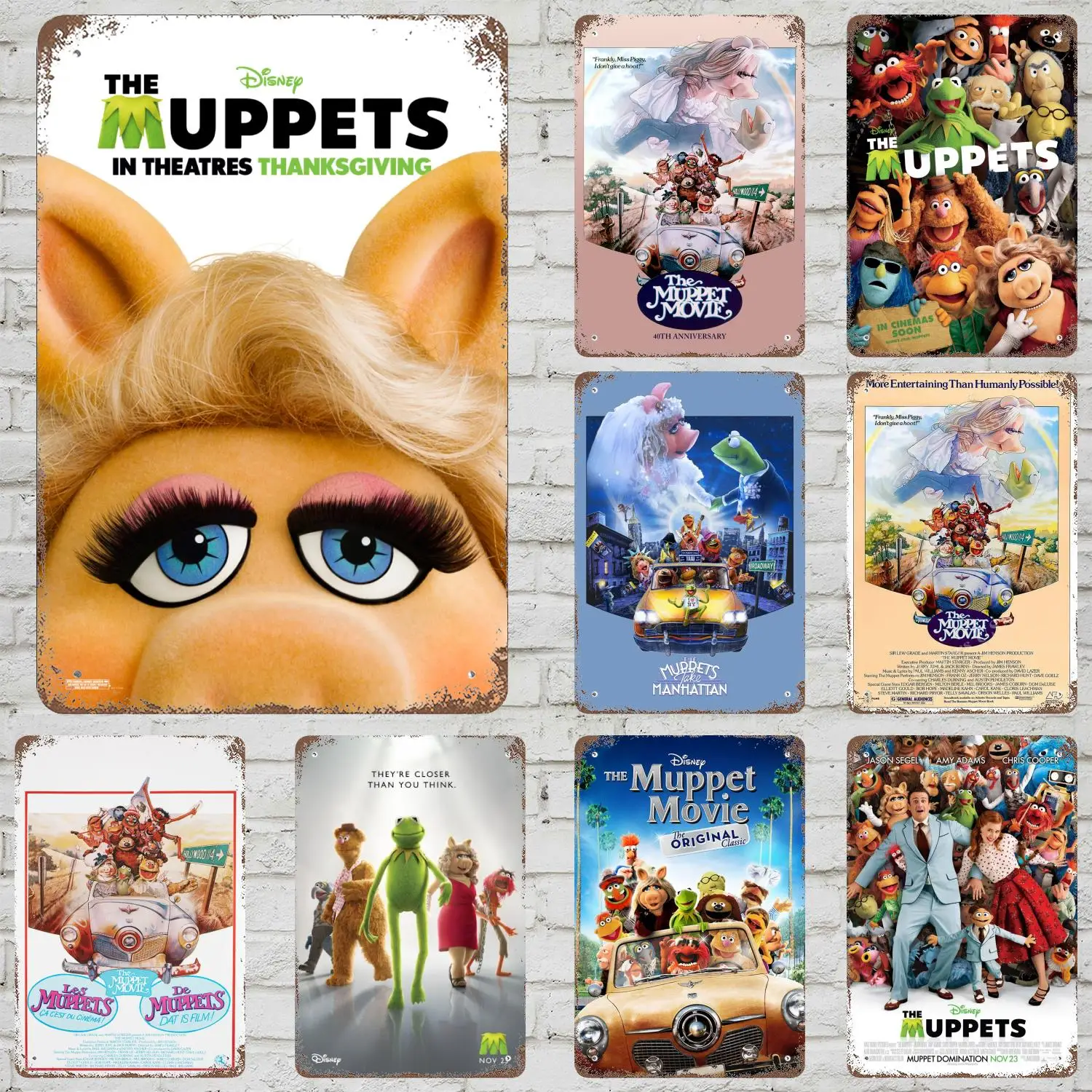 

MINISO The Muppet Movie Funny Bar Metal Sign, Retro Plaque, Vintage Sign, Alcohol Drinker, Pub, Club, Kitchen Wall Decoration