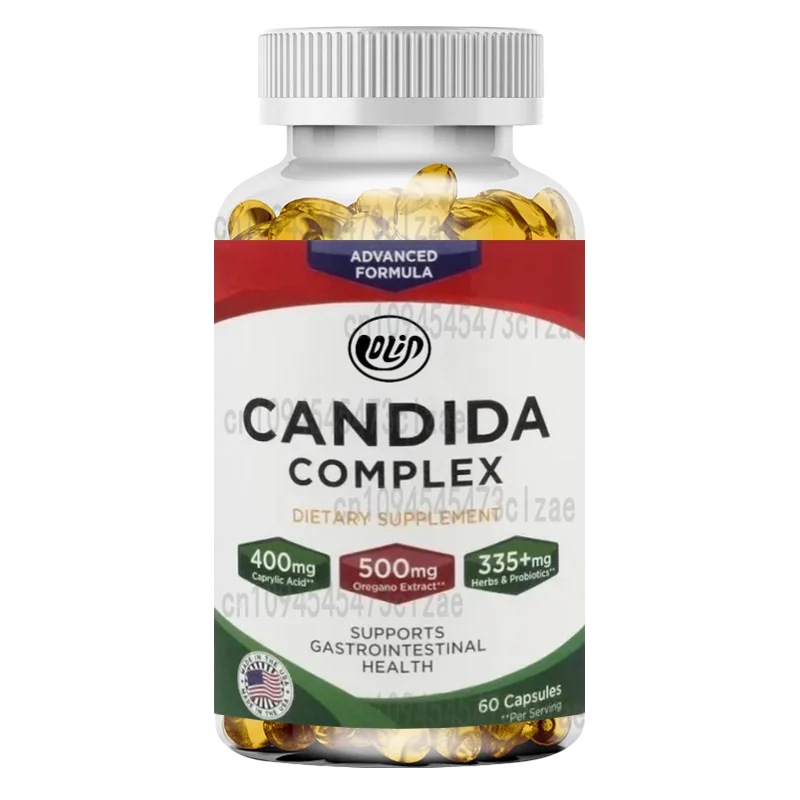 

Добавка к октановой кислоте Candida, экстракт коровьего копыта, пробиотики, ферменты