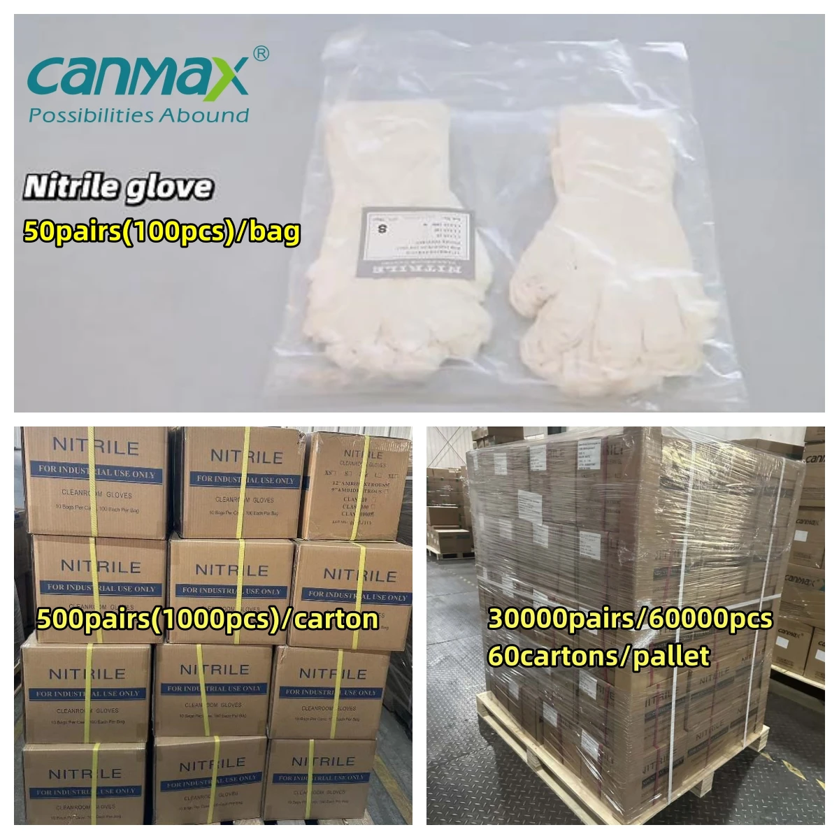 9 12 Inch Guantes De Nitrilo Nitrile Handschuhe Hand Gants Powder Free Lab Factory Cleanroom Work Industrial Gloves