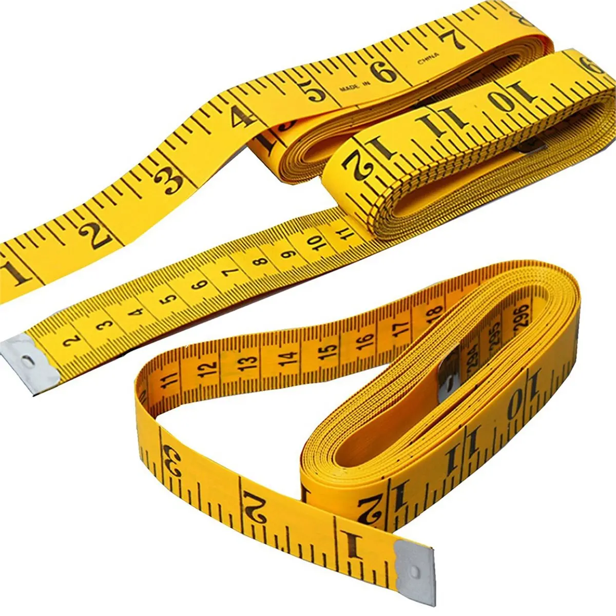 STOCK-3pcs Soft Tape Measure for Body Sewing, 120-Inch Double Scale Flexible Tailor Tape