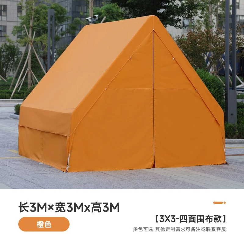 Triangle tent stall camp catering barbecue simple house type shed camping windproof rainproof awning