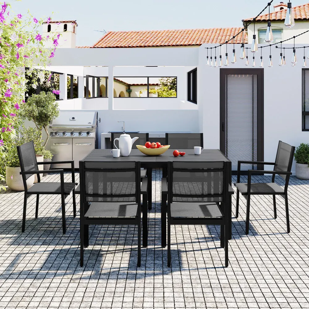 

U-Style High-quality Steel Outdoor Table and Chair Set garden furniture set home & garden modern patio furnitures Patio chairs