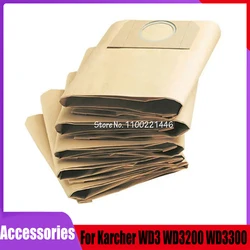 5/10 Pcs For Karcher WD3 WD3200 WD3300 WD3.500P MV3 SE4001 SE4002 6.959-130 Cleaner Dust Bags Parts Vacuum Cleaner Dust Bag