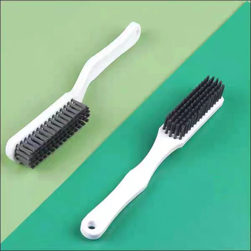 Shoe brush hard bristled plastic long handle household student dormitory daily multifunctional cleaning brush