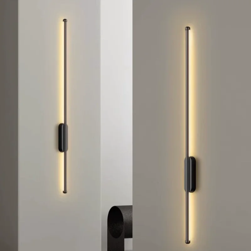 USB Rechargeable LED Wall Lamp Fixture Indoor Wall Light Remote Control with Dimmable Tricolor No Punching Required Wall Lamps