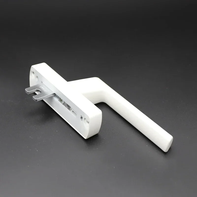 Ferramenta per finestre da balcone in alluminio con manico dritto ad alta resistenza per sole, giardino, camera da letto e cucina, design aperto interno