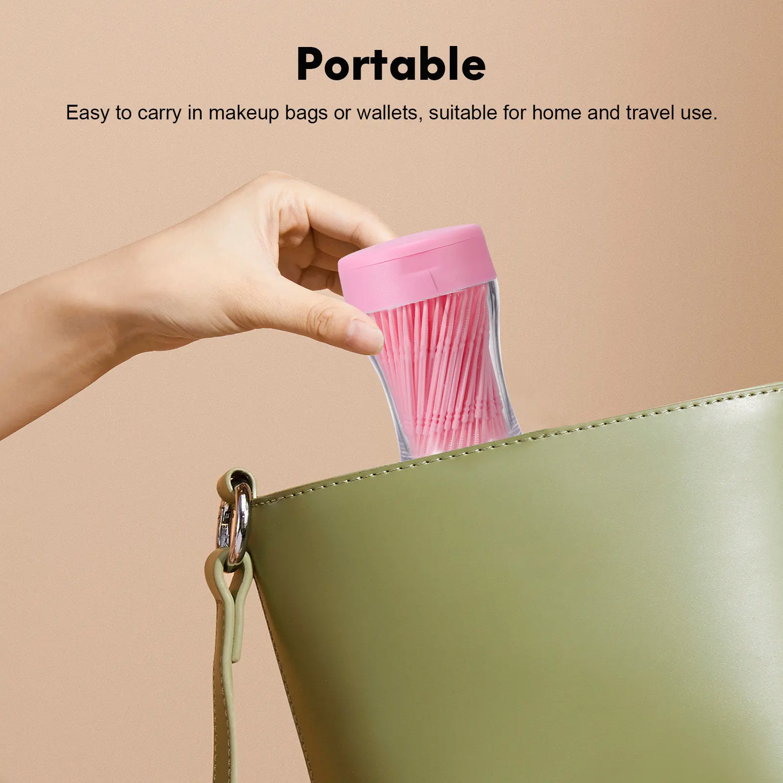 

6 коробок зубочисток с щеточками, многоразовые пластиковые межзубные очистители для ухода, портативный инструмент для ежедневной гигиены полости рта