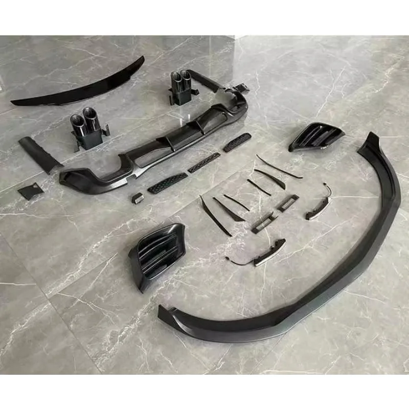 

For The S-Class Front and Rear Lip W223 Upgraded Babos Model Front Rear Lip Tail Throat Small Surround Kit Bodykit