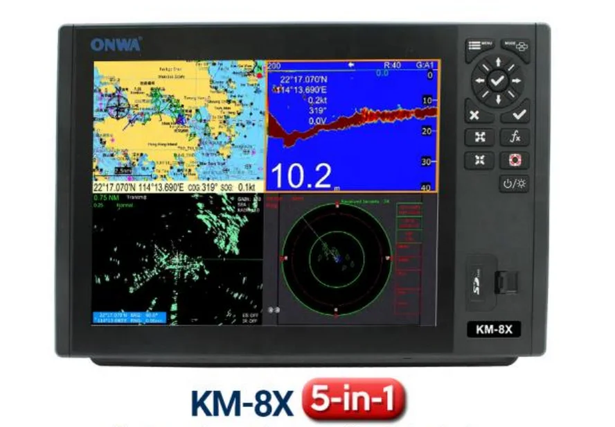 ONWA KM-12X 5 IN 1 Marine Radar with ais and