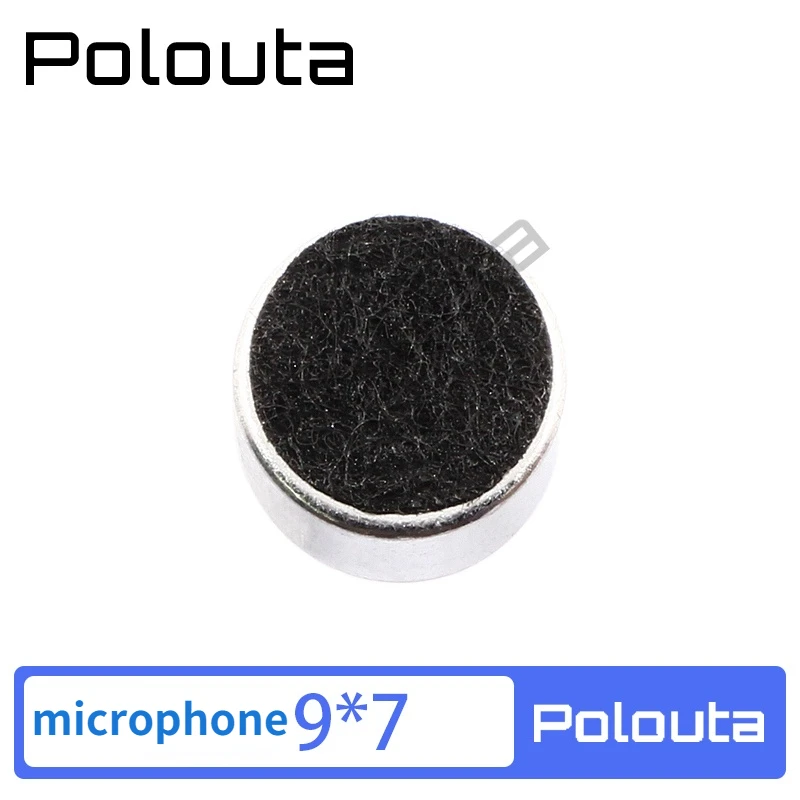 10 pces microfone 9*7mm 4.5*2.2mm 6*2.2mm capacitivo electret microfone com pinos captador microfone circuitos integrados