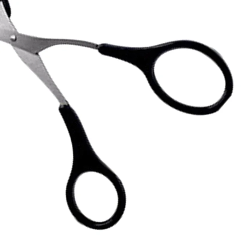 Eyebrow Trimmer Scissor with Comb Female Male Eyebrow Eyelash Scissors Safety Stainless Steel Face Razor Makeup Beauty Scissors