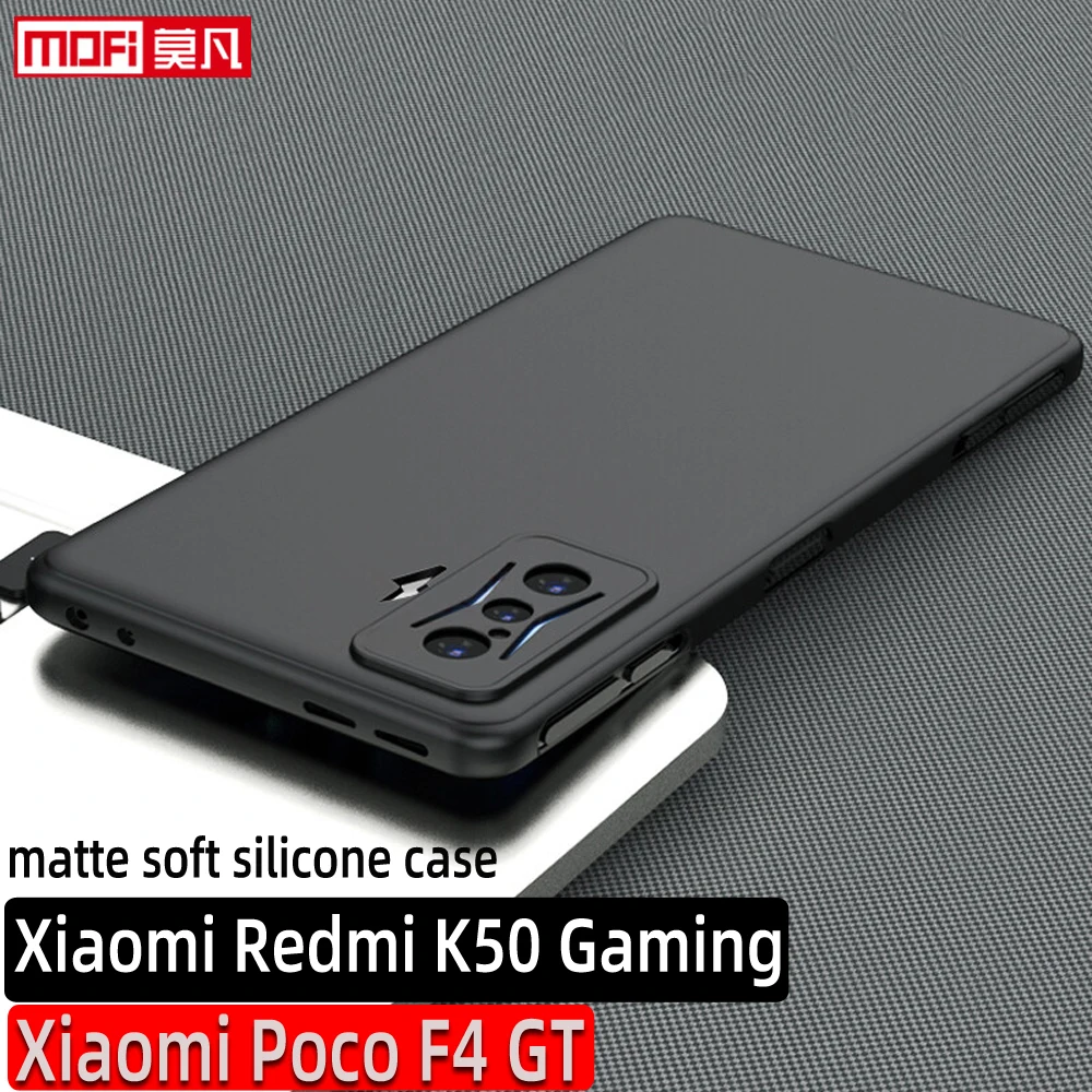 matte case for xiaomi redmi k50 gaming case xiaomi poco f4 gt cover soft tpu non-slip silicone ultra-thin back k50 gaming case