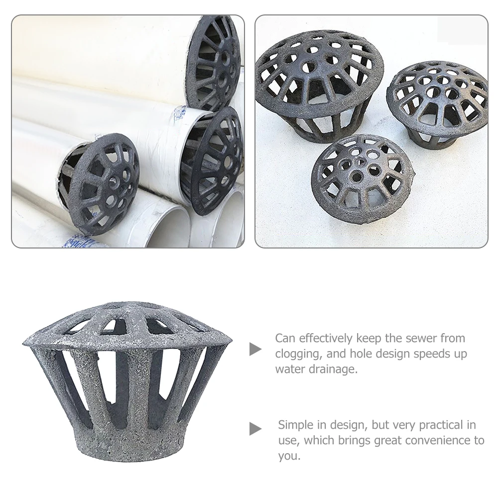 

Tennis Floor Leak Cast Iron Gutter Guard Drain Cover Leaf Mesh Strainer Random Color Efficient Water Drainage Anti
